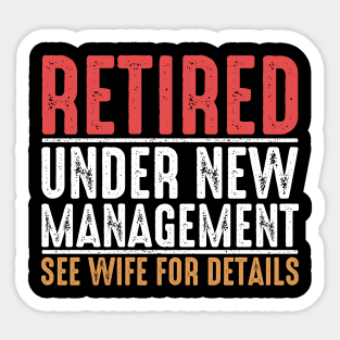 Funny Retirement Party Sticker